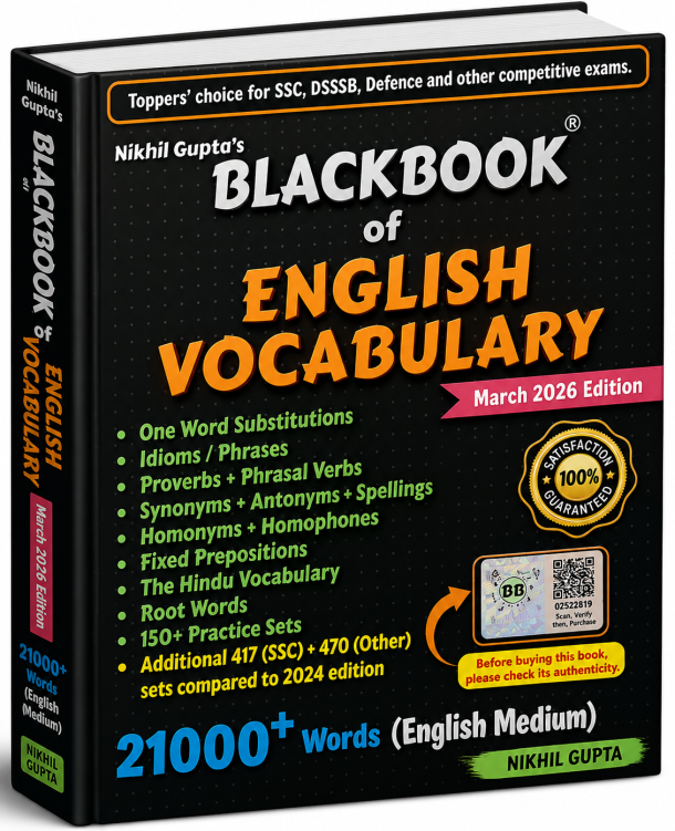 Blackbook of English Vocabulary